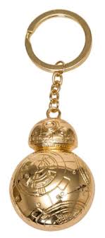 Llavero Metalico BB-8 Dorado
