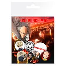 Set de 6 Chapas One Punch Man