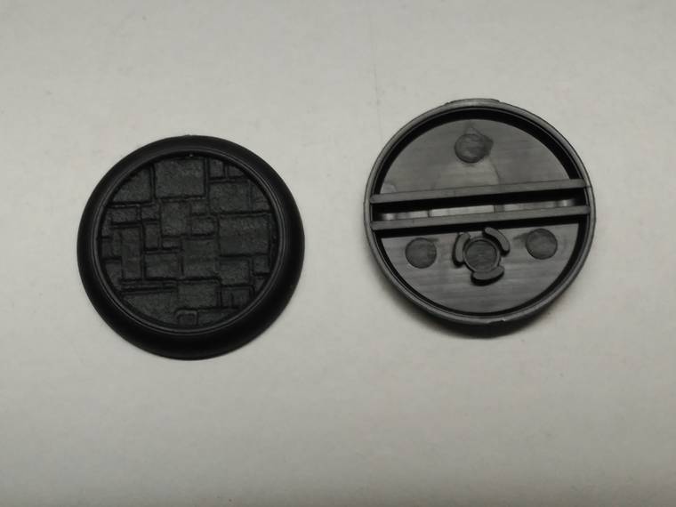 Bases redondas suelo y reborde 30mm (5)