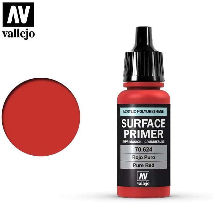 Vallejo Surface primer 70624 Pure Red 17ml.