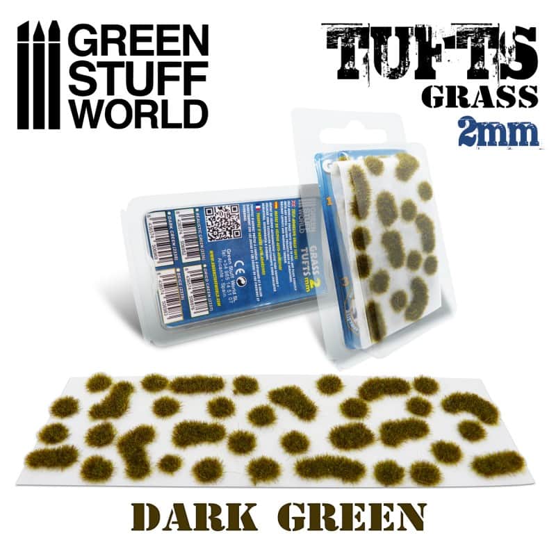 Matas Cesped - Autoadhesivas - 2mm - VERDE OSCURO