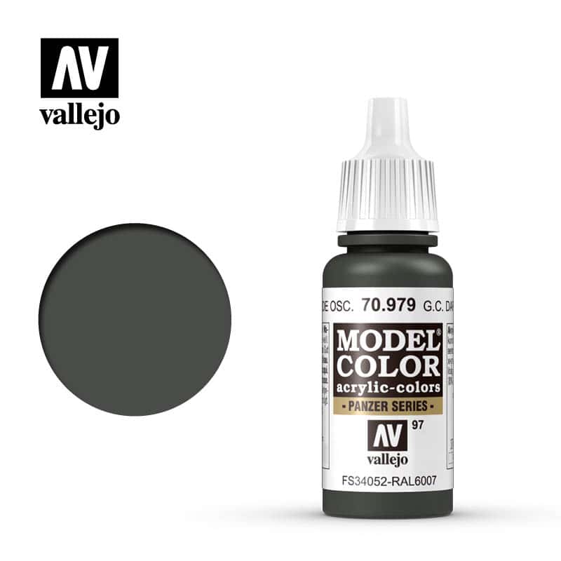 Vallejo Model Color 70979 Camuflaje Aleman Verde Oscuro