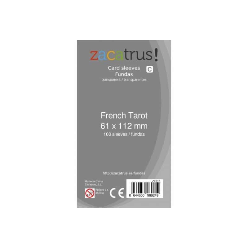 Fundas Zacatrus French Tarot (61mm x 112mm) (100 uds)