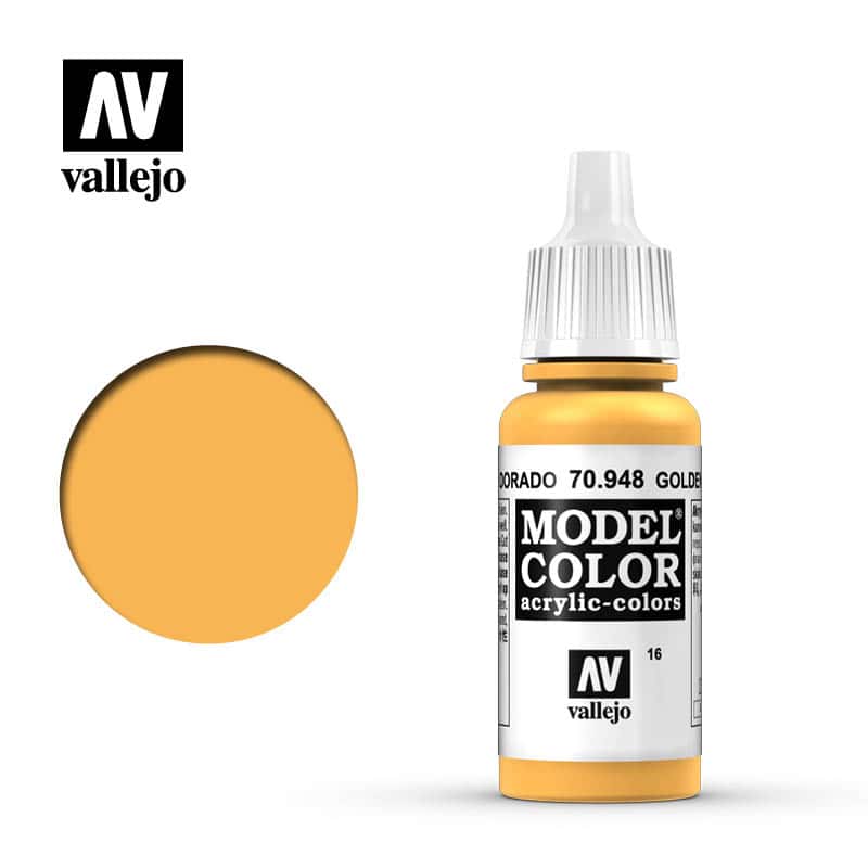 Vallejo Model Color 70948 Amarillo Dorado