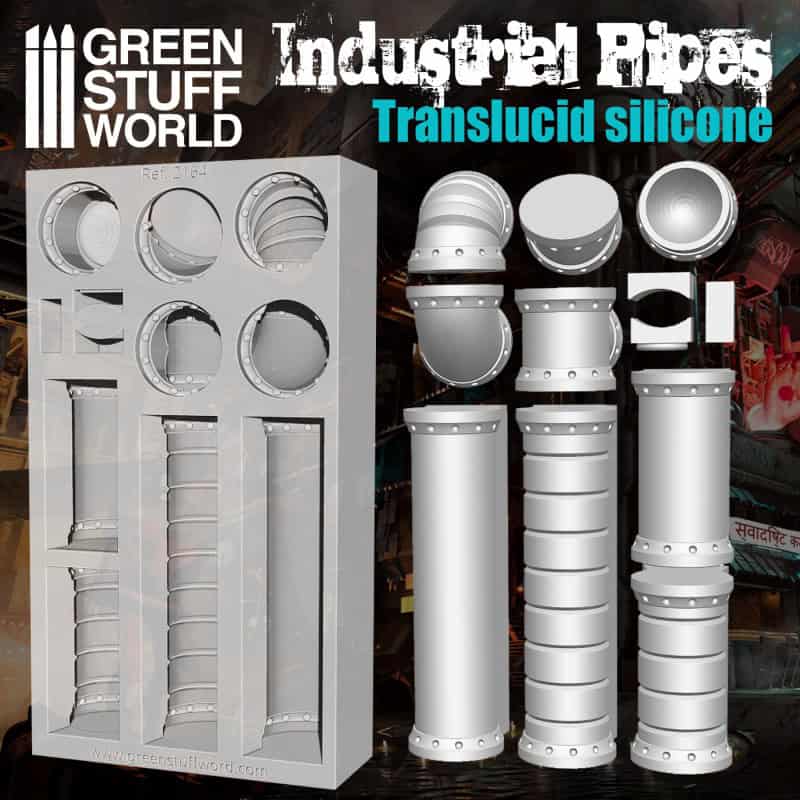 Moldes de Silicona Tuberias Industriales