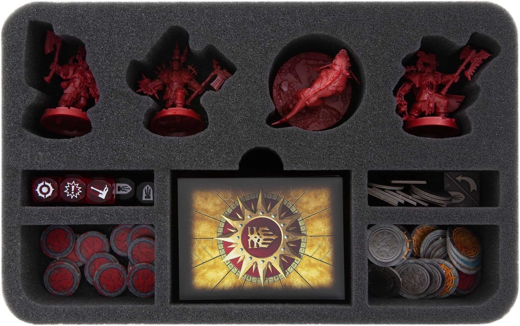 Bandeja de espuma para Warhammer Underworlds: Shadespire - Magore's Fiends