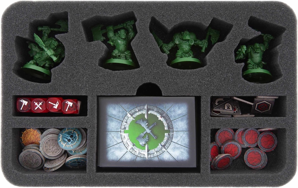 Bandeja de espuma para Warhammer Underworlds: Shadespire Ironskull's Boyz