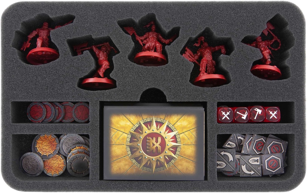 Bandeja de espuma para Warhammer Underworlds: Shadespire Khorne Bloodbound