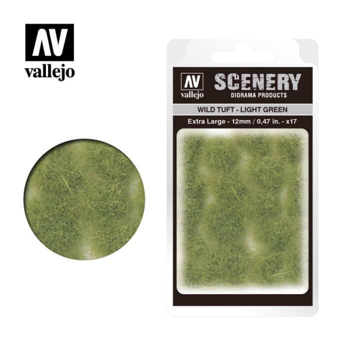 Wild Tuft - Light Green: 12 mm.