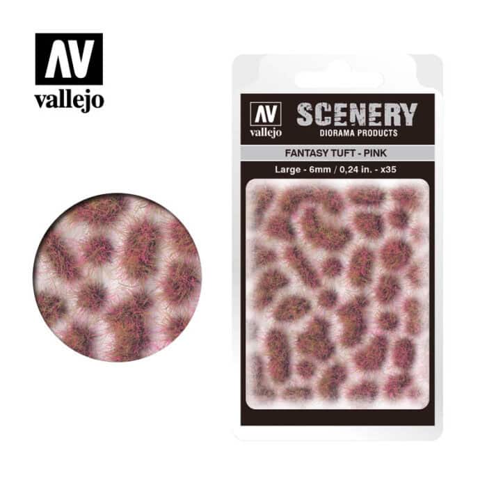 Fantasy Tuft - Pink: 6 mm.