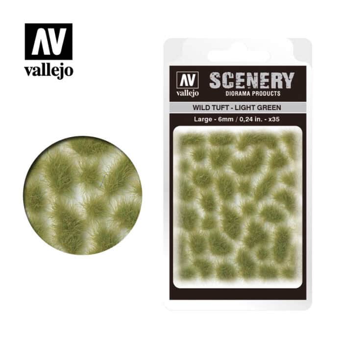 Wild Tuft - Light Green: 6 mm.