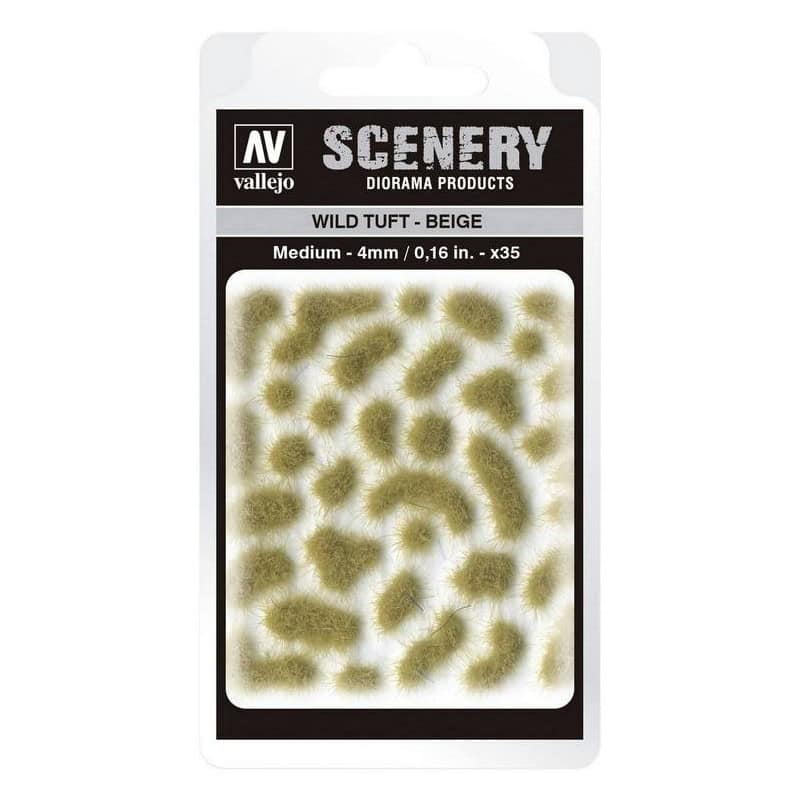 Wild Tuft - Beige: 4 mm.