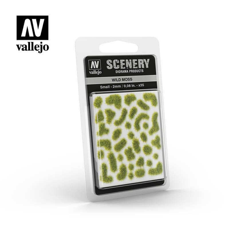 Wild Moss: 2 mm.
