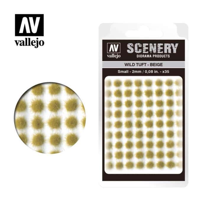 Wild Tuft - Beige: 2 mm.