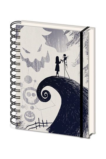 Pesadilla antes de Navidad Libreta A5 Wiro Spiral Hill