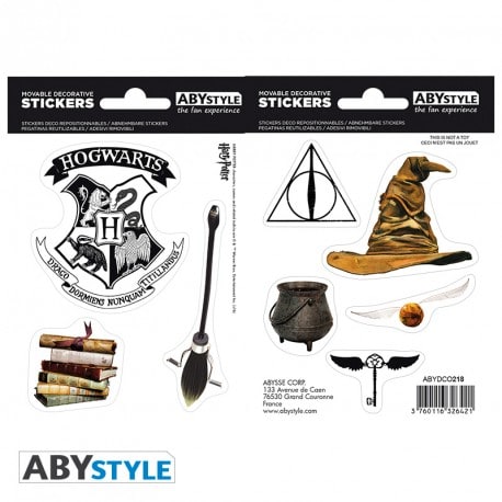 HARRY POTTER - Stickers - 16x11cm/ 2 planches - Objetos Magicos