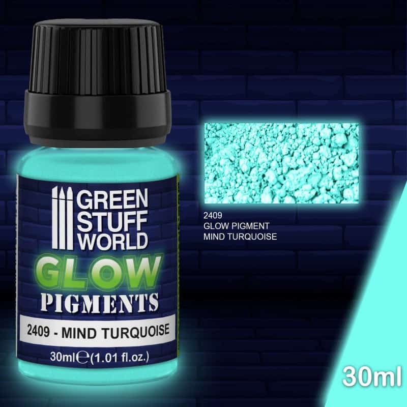 Pigmentos Luminiscentes - TURQUESA de la MENTE