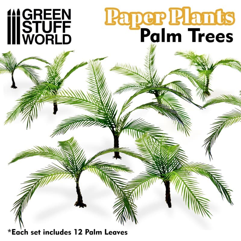 Plantas de Papel - Palmeras