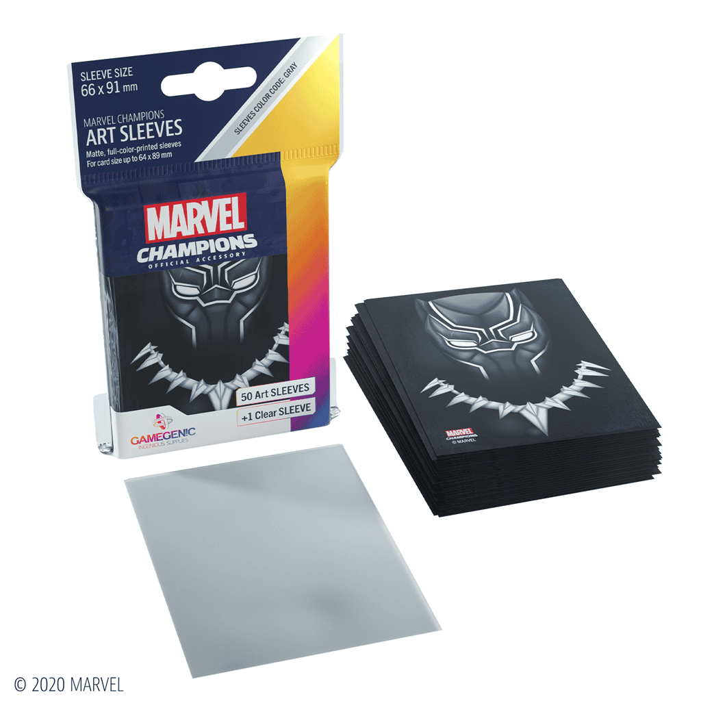 Marvel Champions Sleeves Black Panther