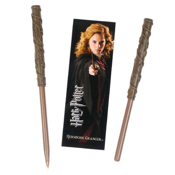 Varita boligrafo y marcapaginas Harry Potter