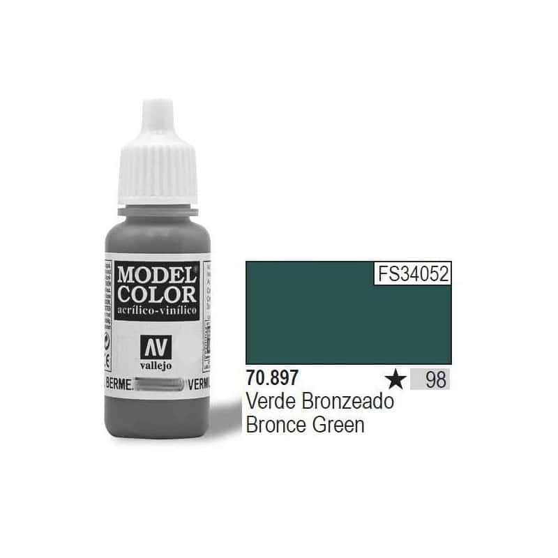Vallejo Model Color 70897 Verde Bronceado