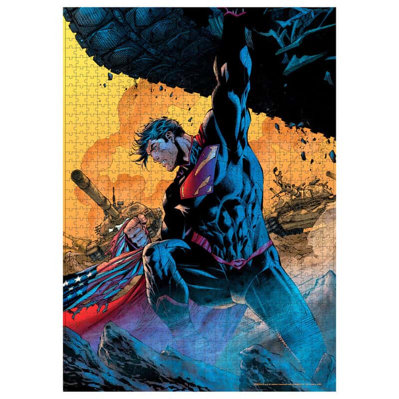 Puzzle Superman Tanque DC Comics 1000pzs