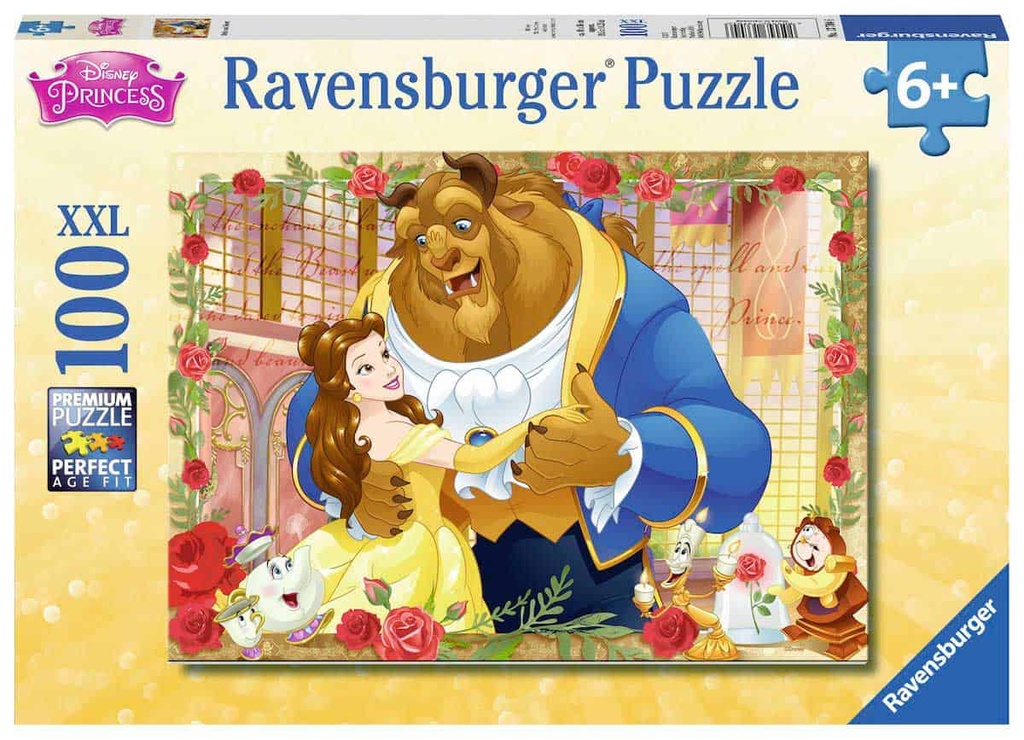 [4005556137046] Puzzle Ravensburger Bella y Bestia XXL de 100 Piezas