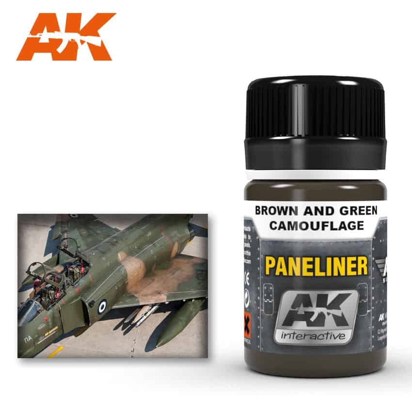 AK2071 Paneliner for brown and green camouflage