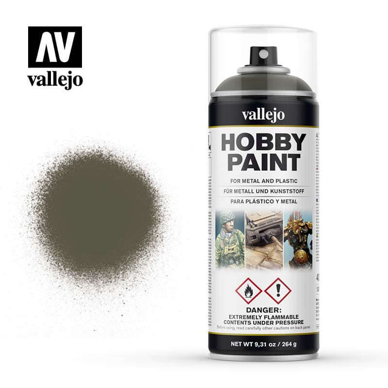 Spray Vallejo 28003 Camuflaje Verde Oliva