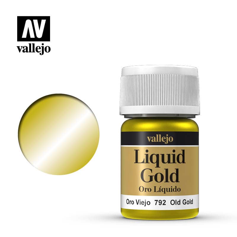 Vallejo Oro Liquido Oro Viejo 792