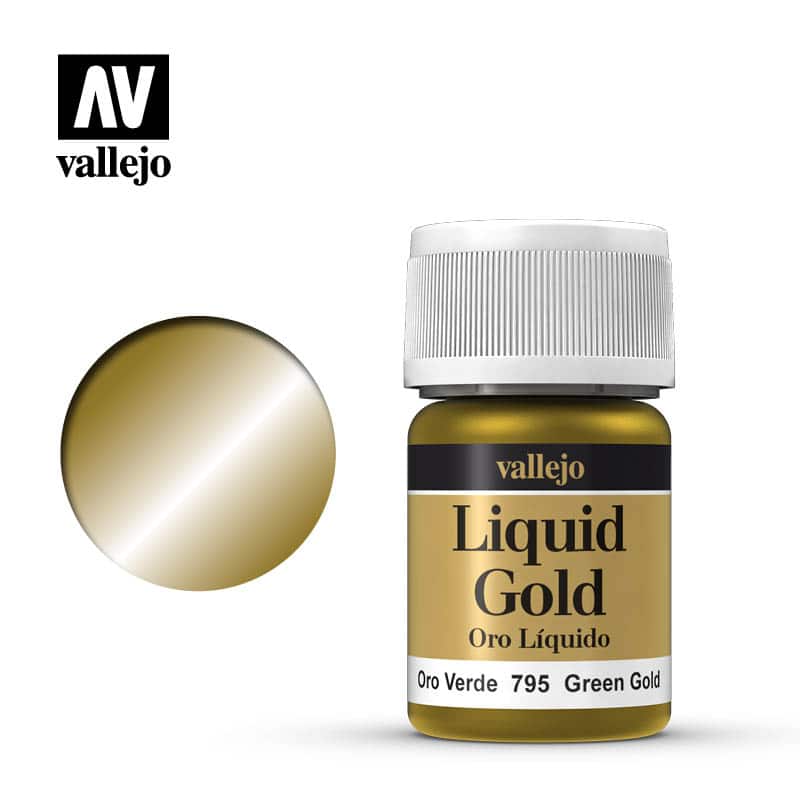 Vallejo Oro Liquido Oro Verde 795