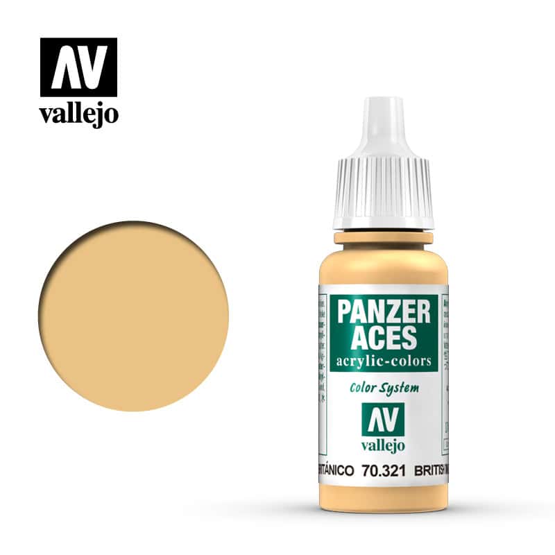 Panzer Aces Vallejo Luces Carrista Britanico 70321