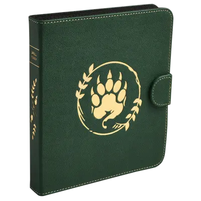 Spell Codex Portfolio - Forest Green 