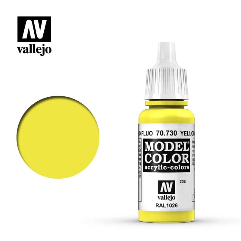 Model Color 70730 Fluorescent Yellow / Amarillo Fluorescente