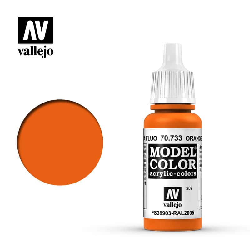 Model Color 70733 Fluorescent Orange / Naranja Fluorescente