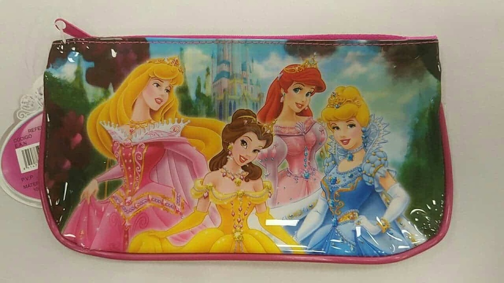 Estuche Plano Princesas Disney