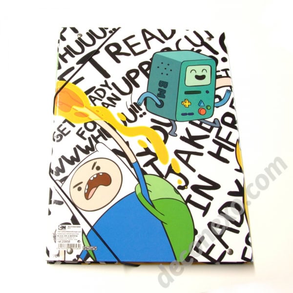 Carpeta con gomas y 3 solapas Hora de Aventuras "Ready"