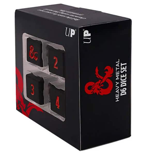 Heavy Metal D6 4x Dice Set Dungeons And Dragons - Ultra Pro