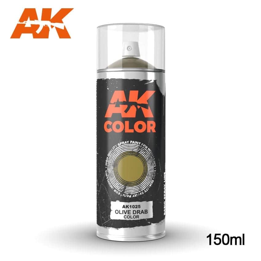 Olive Drab color - Spray 150ml AK1025
