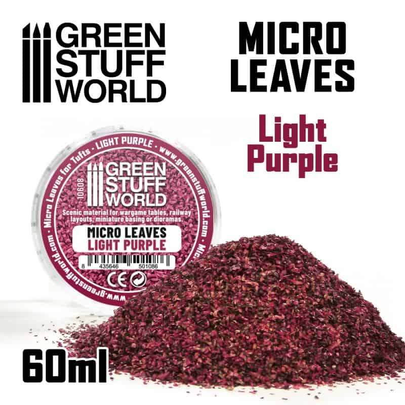 MICRO HOJAS - Mix violeta claro