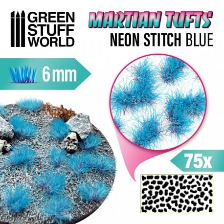 Matas Cesped Alien - NEON STITCH BLUE