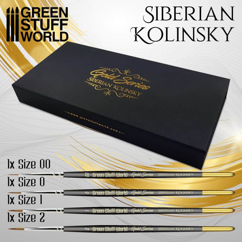 Set Pinceles Premium GOLD SERIES