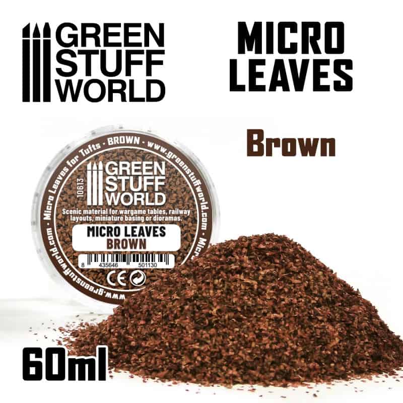 MICRO HOJAS - Mix marron