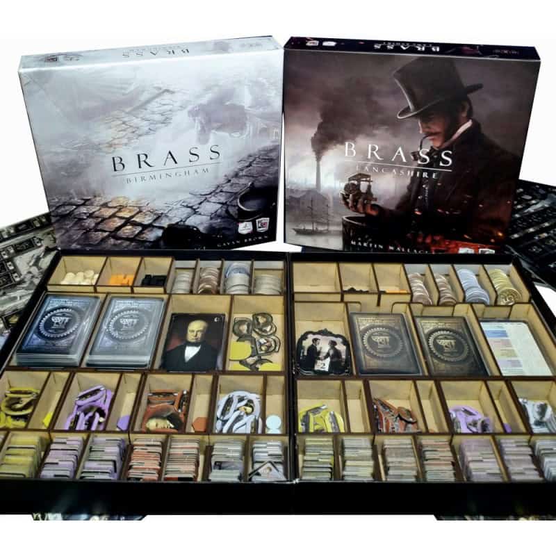 Inserto de madera para el juego Brass (Lancashire o Birmingham)