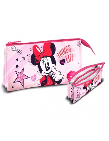 Portatodo Triple Minnie Disney 22x13cm.