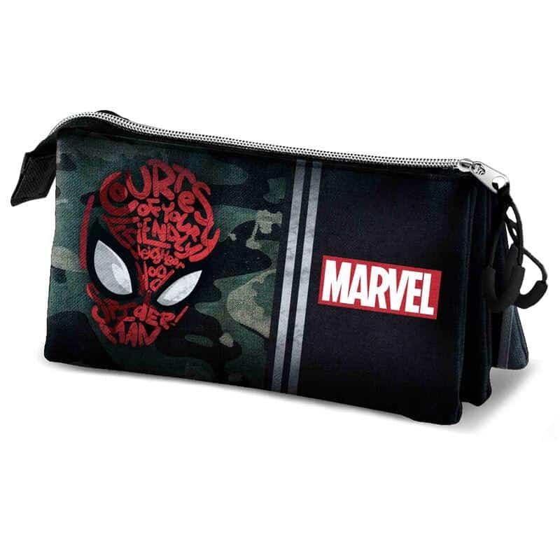 Estuche porta todo triple Spiderman Spidey