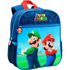 Super Mario Mochilita Infantil con Bolsillo