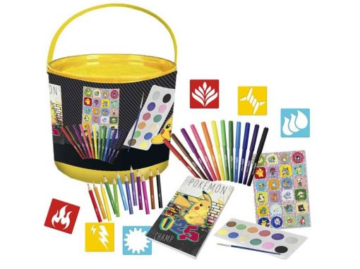 Cubo Pokemon de Actividades Set 46 Piezas