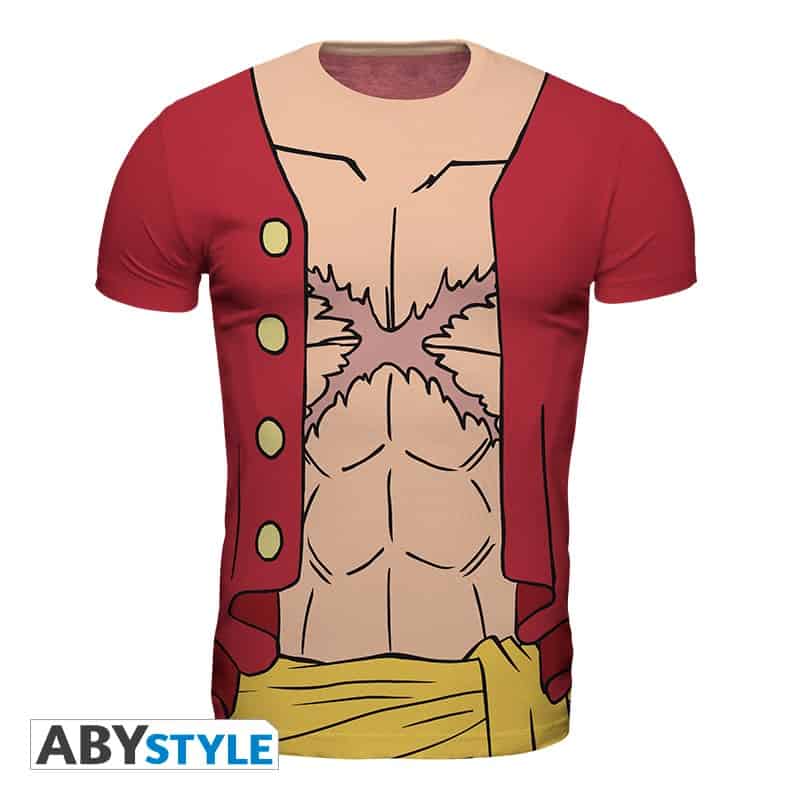ONE PIECE - Replica T-shirt "Luffy New World" man Talla L