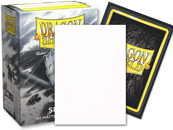 Dragon Shield Dual Matte Sleeves - Snow 'Nirin' (100 Sleeves)
